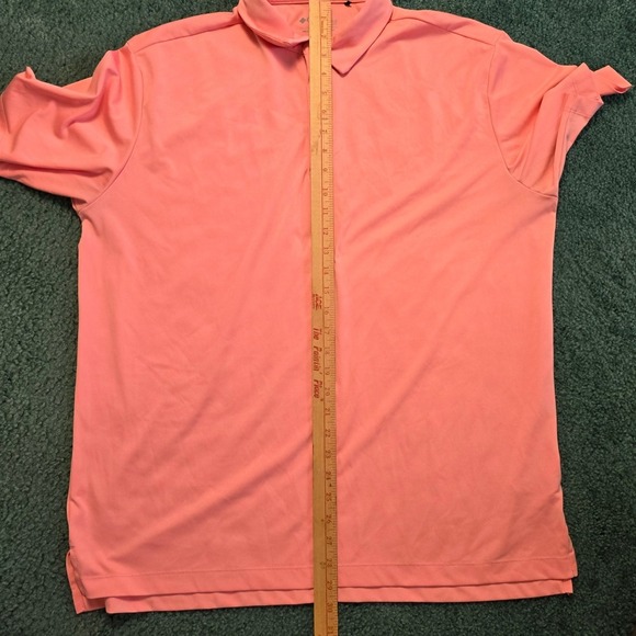 Columbia Golf Mens Polo XL Shirt Sunset Red Omni Drive Athletic Training Casual - Picture 7 of 8